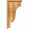 Ekena Millwork Newport Rough Sawn Corbel w/Backplate, Western Red Cedar, 8"W x 14"D x 26"H COR08X14X26NEW01RWR - alternate 2
